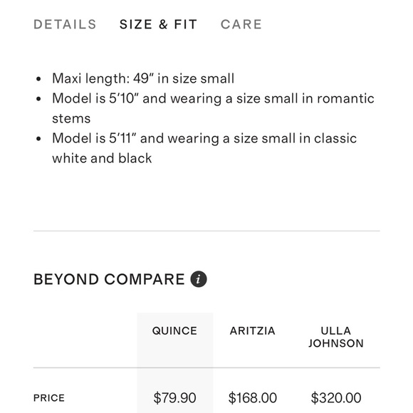 Quince 100% Organic Cotton Poplin Spaghetti Strap Maxi Dress, NWT, Various - Picture 5 of 16